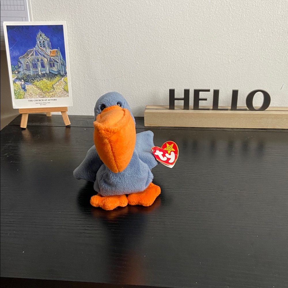 RETIRED NWT Beanie Babies Scoop the Pelican, 1996 - Picture 3 of 8
